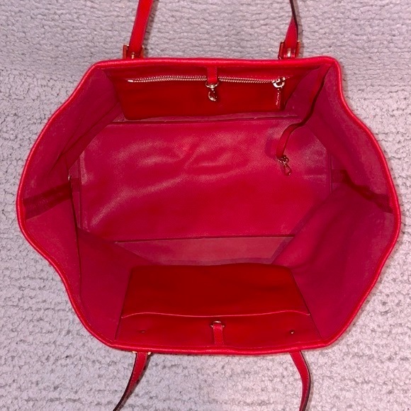 Michael Kors MK Jet Set Saffiano Tote Shoulder Bag Purse and Wallet Set - Picture 12 of 13